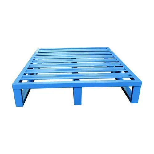 Blue Paint Mild Steel Pallet - Color: Multicolored