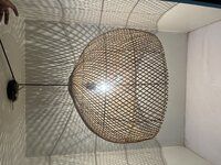 Natural rattan lamp shade 3