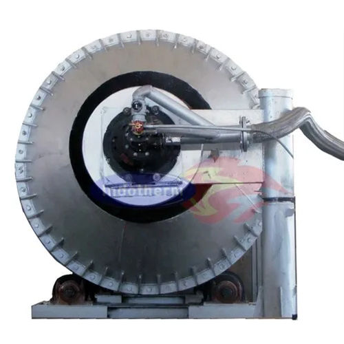 White Aluminium Melting Rotary Furnace