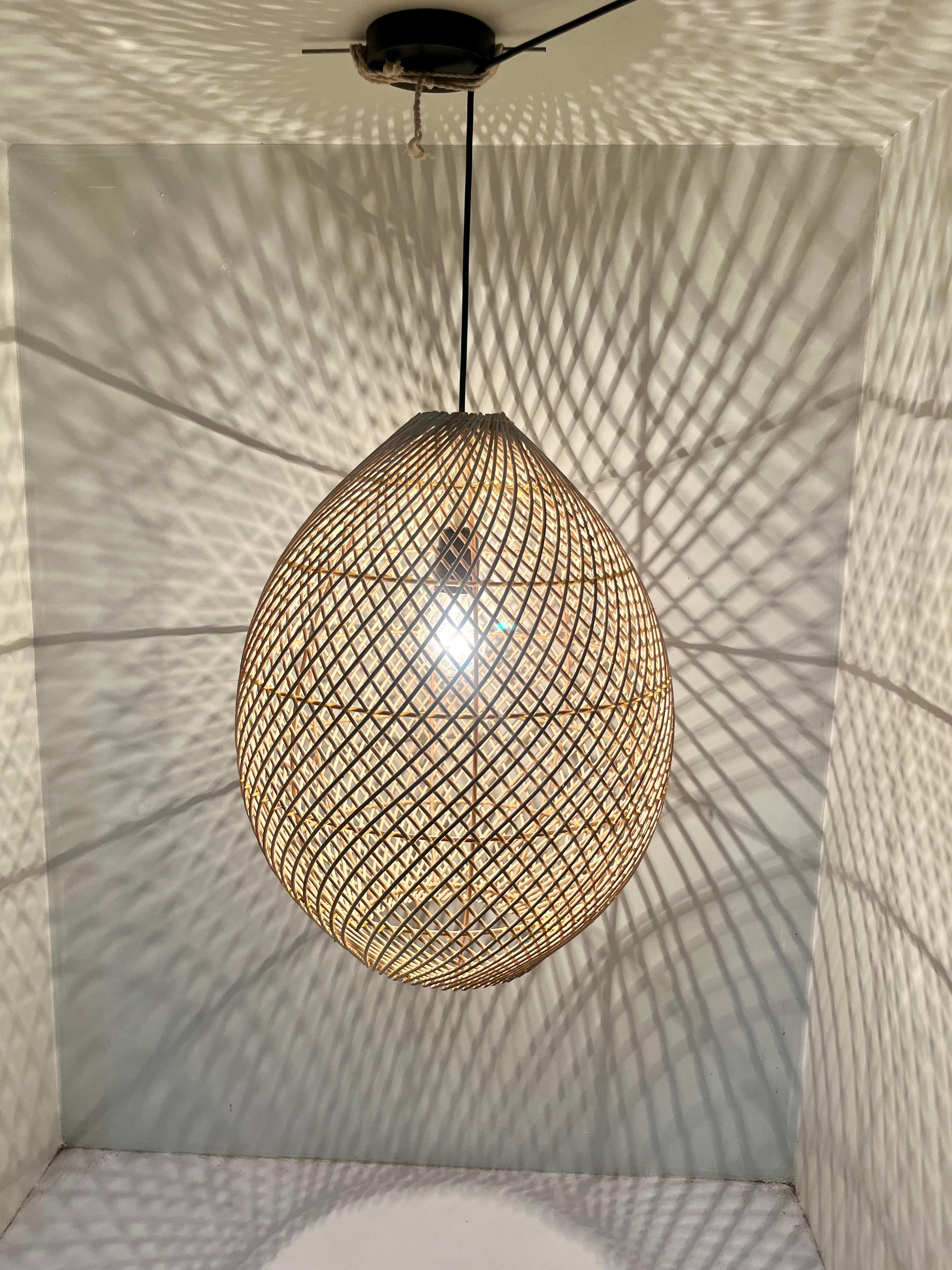 Natural Rattan Lamp shade 6