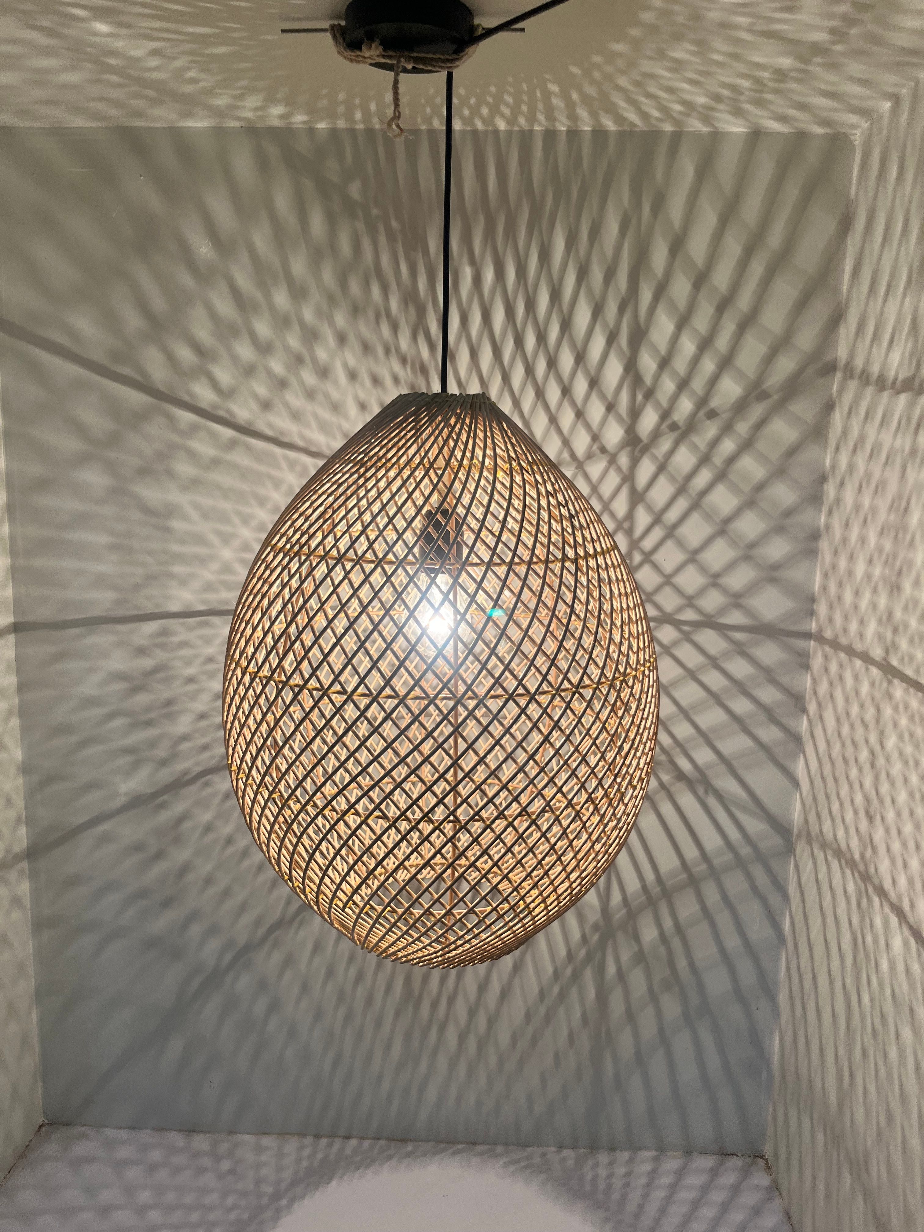 Natural Rattan Lamp shade 6