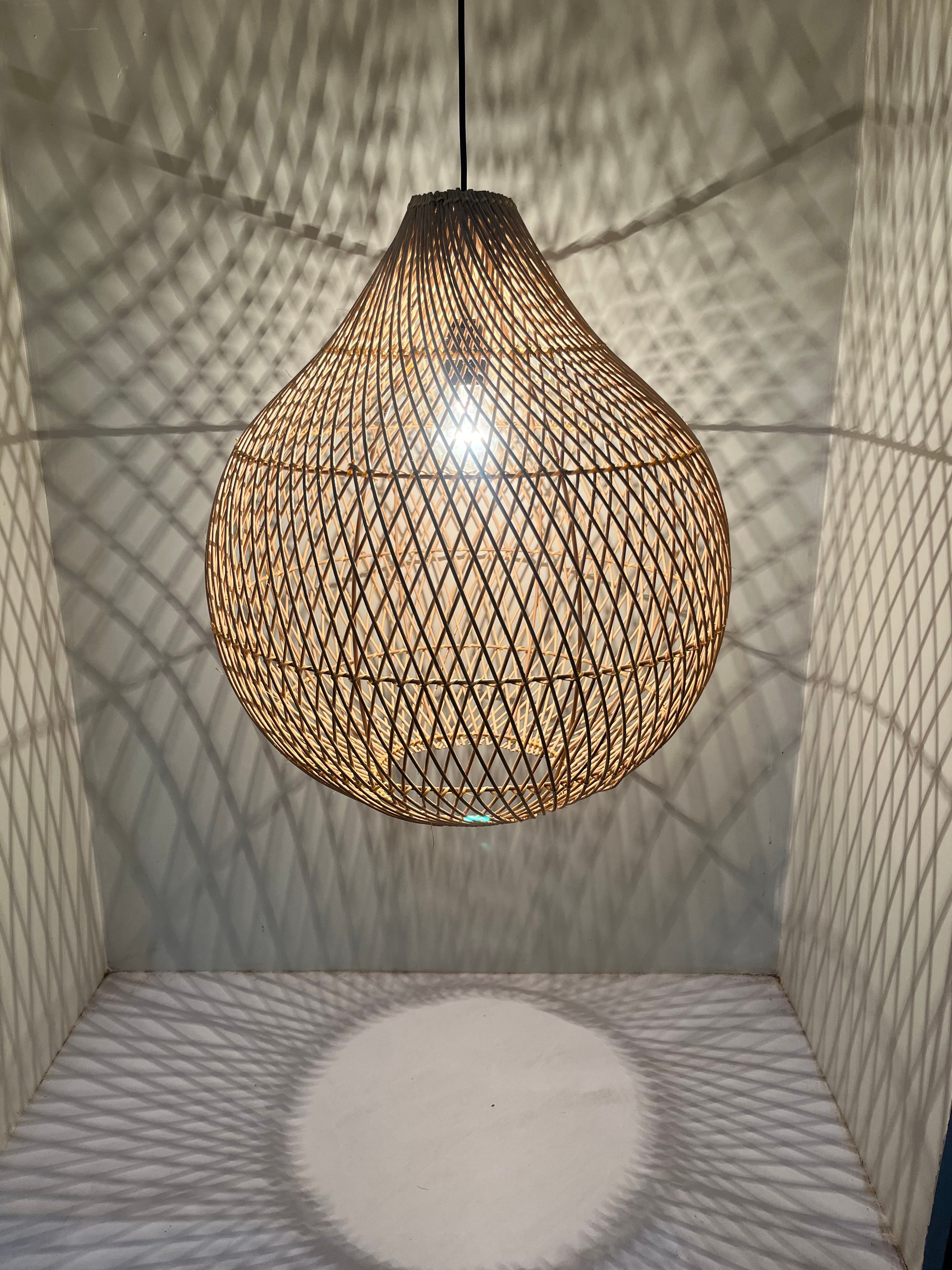 Natural Rattan Lamp Shade 8