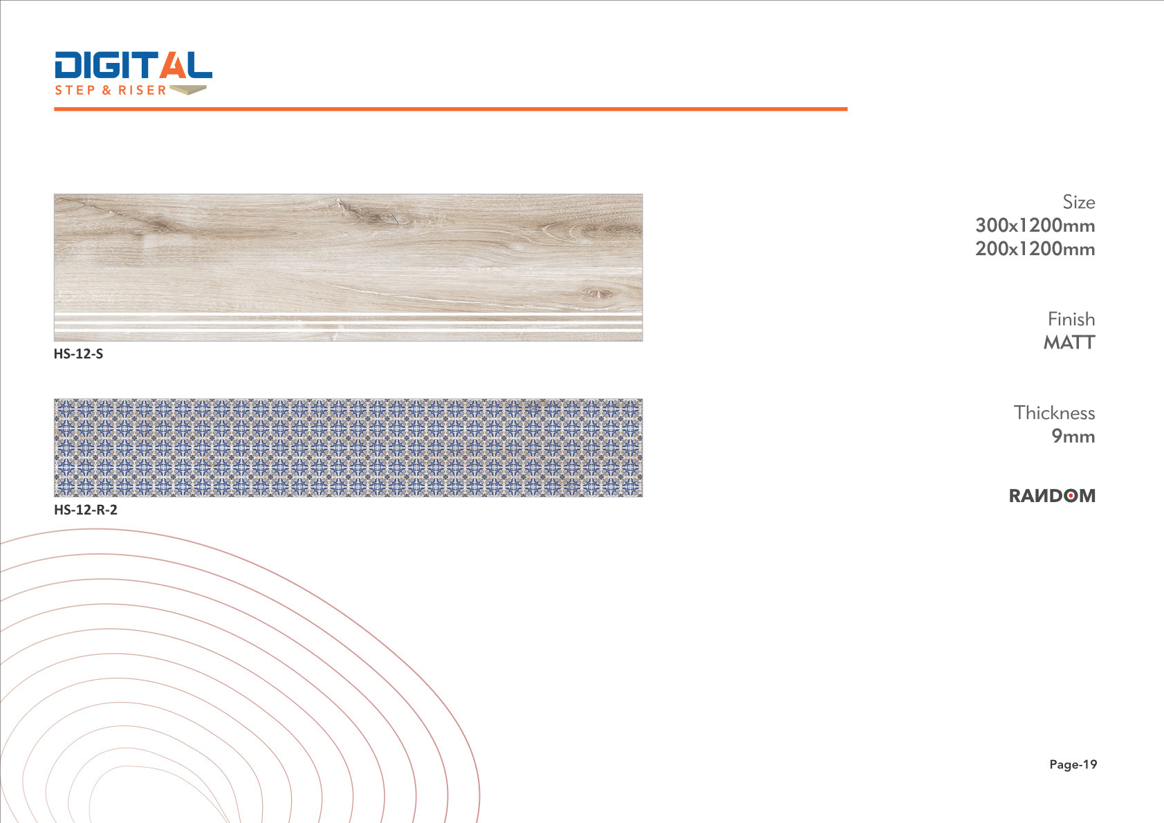 Vitrified   Step and Riser Tiles