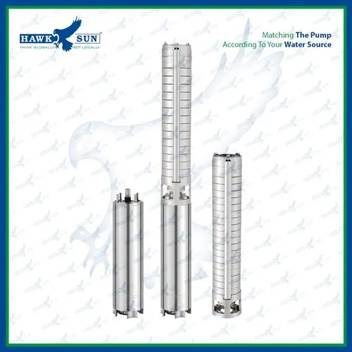 4 2HP DC Solar Submersible Pump Set