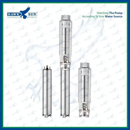 6 5HP DC Solar Submersible Pump Set