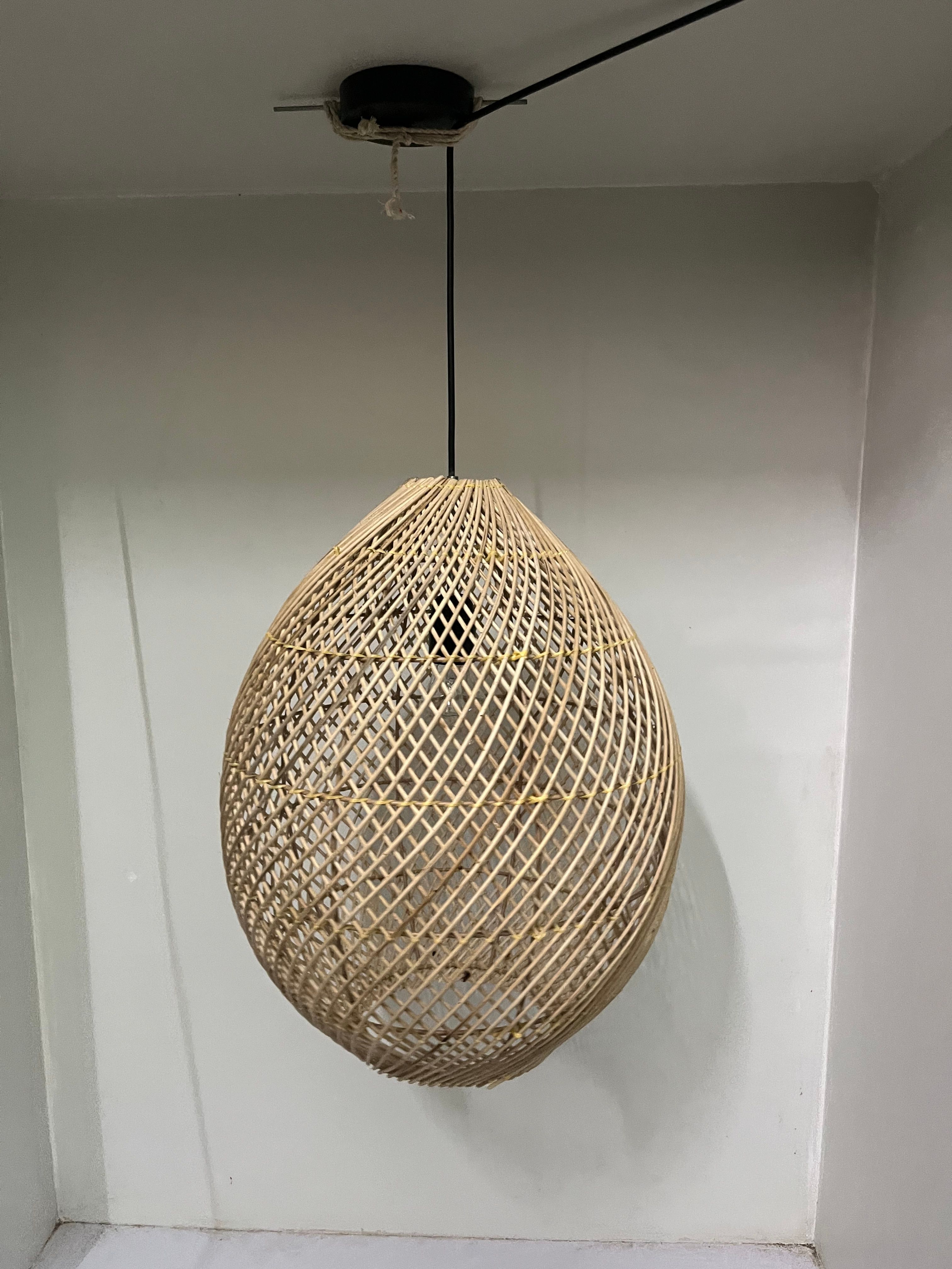 Natural Rattan Lamp shade 6