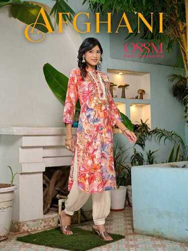 Printed Afghani Salwar Suits with Pocket