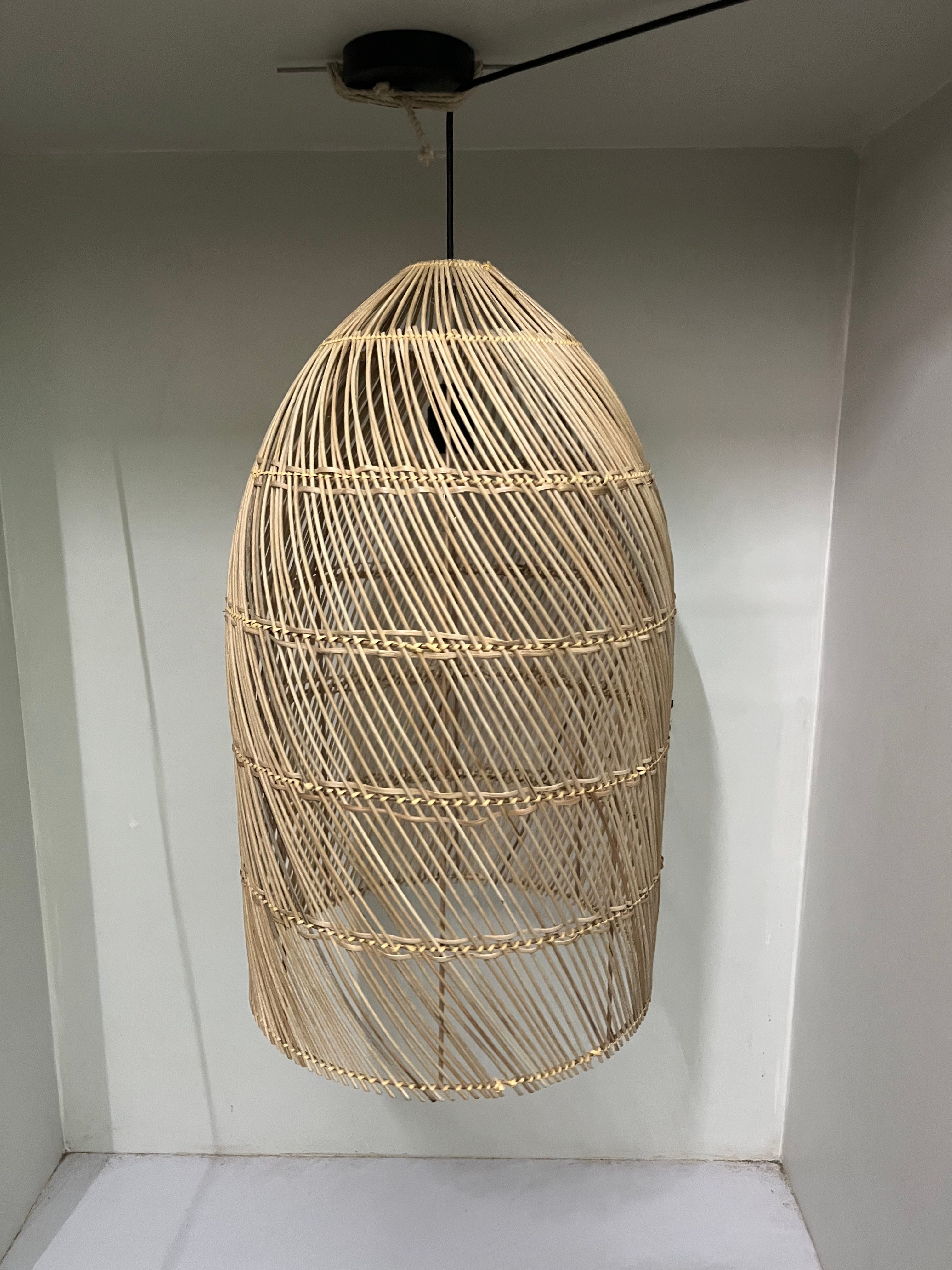 Natural Rattan Lamp shade 5