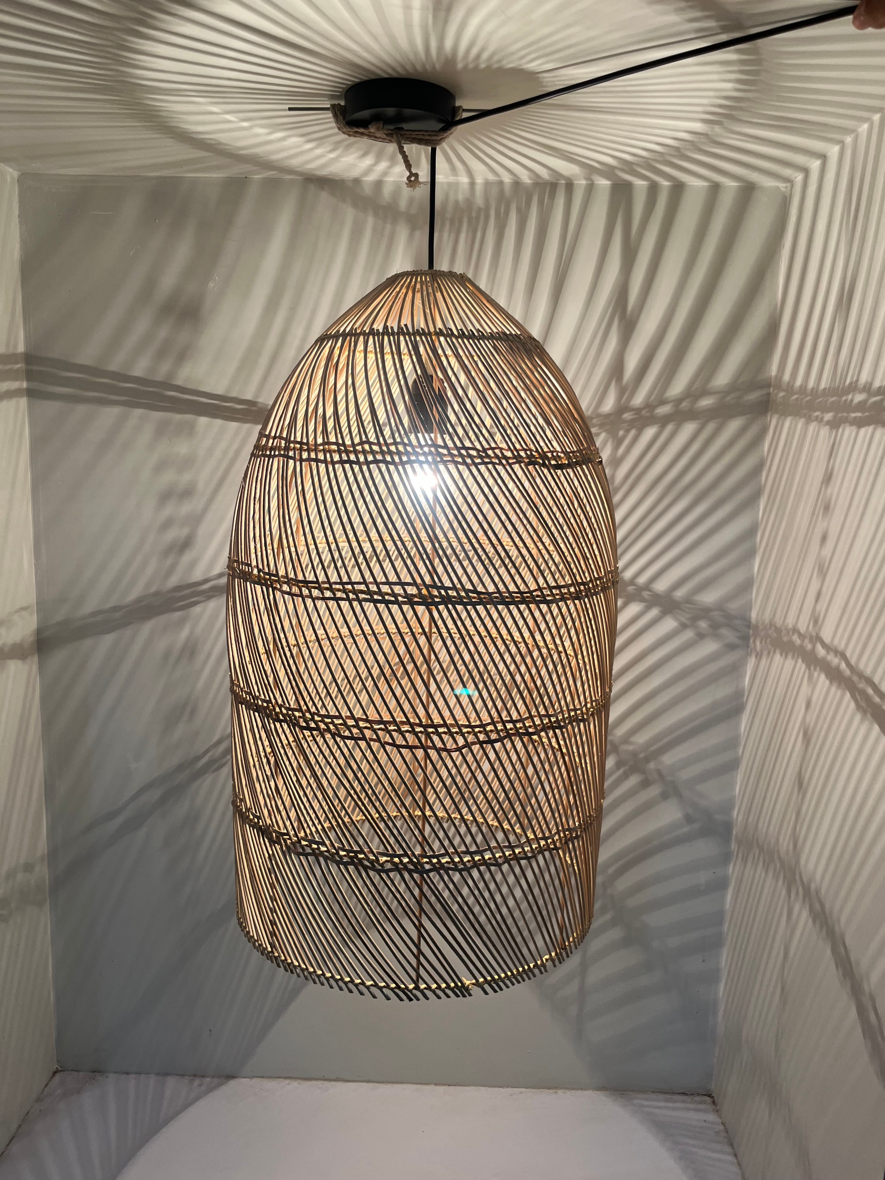 Natural Rattan Lamp shade 5