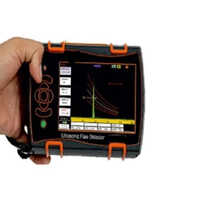 Analog Type Ultrasonic Flaw Detector - Metal Build, Various Sizes, Silver Color | Portable, Battery-powered, Manual Gain Control For Ndt