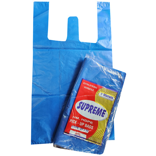 Supreme Blue Jumbo 27X30 Hm Polythene Carry Bags Size: Different Available