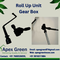 Side Screen Roll Up Gear/Handle For Polyhouse