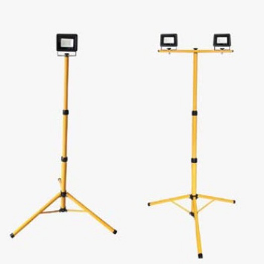 Portable Tripod Site Work Light with One Head/ Two Heads