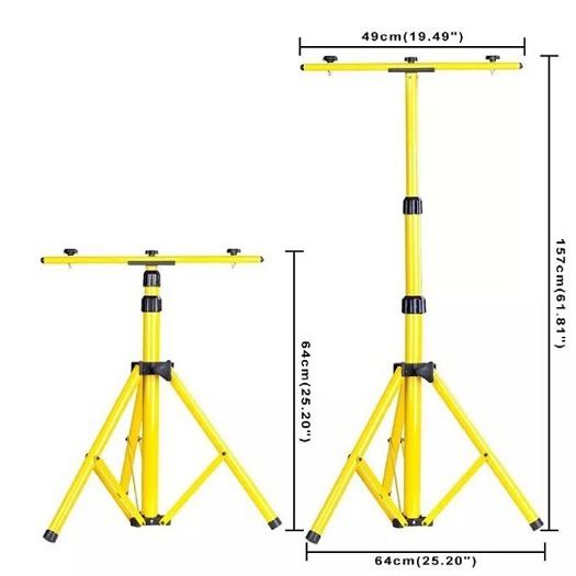 Portable Tripod Site Work Light with one head/two heads 1