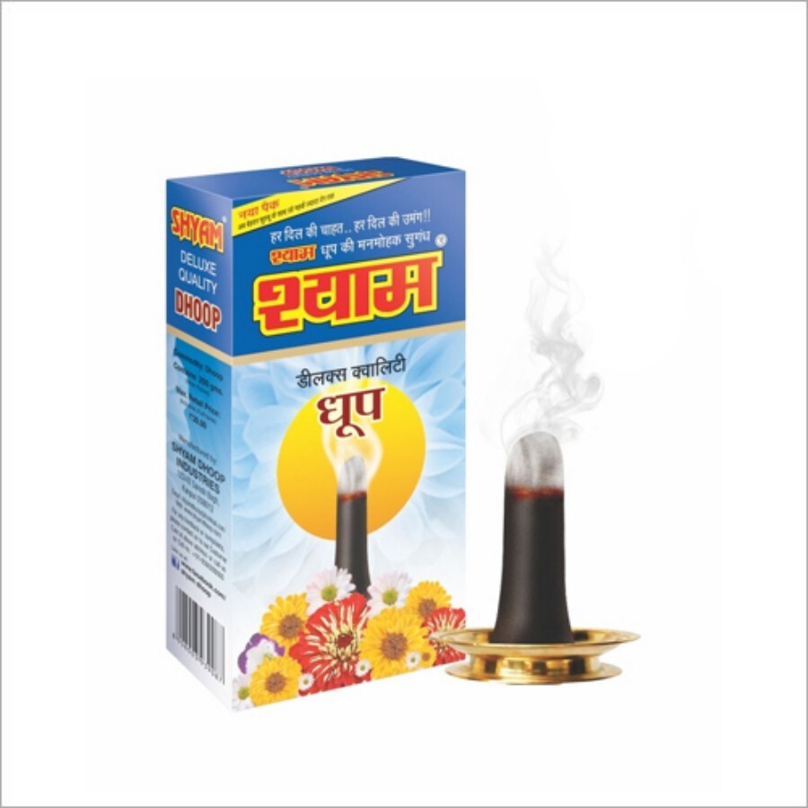 100G Shyam Delux Super Dhoop - Color: Black