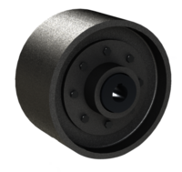 BRAKE DRUM WITH FLEXIBLE COUPLING