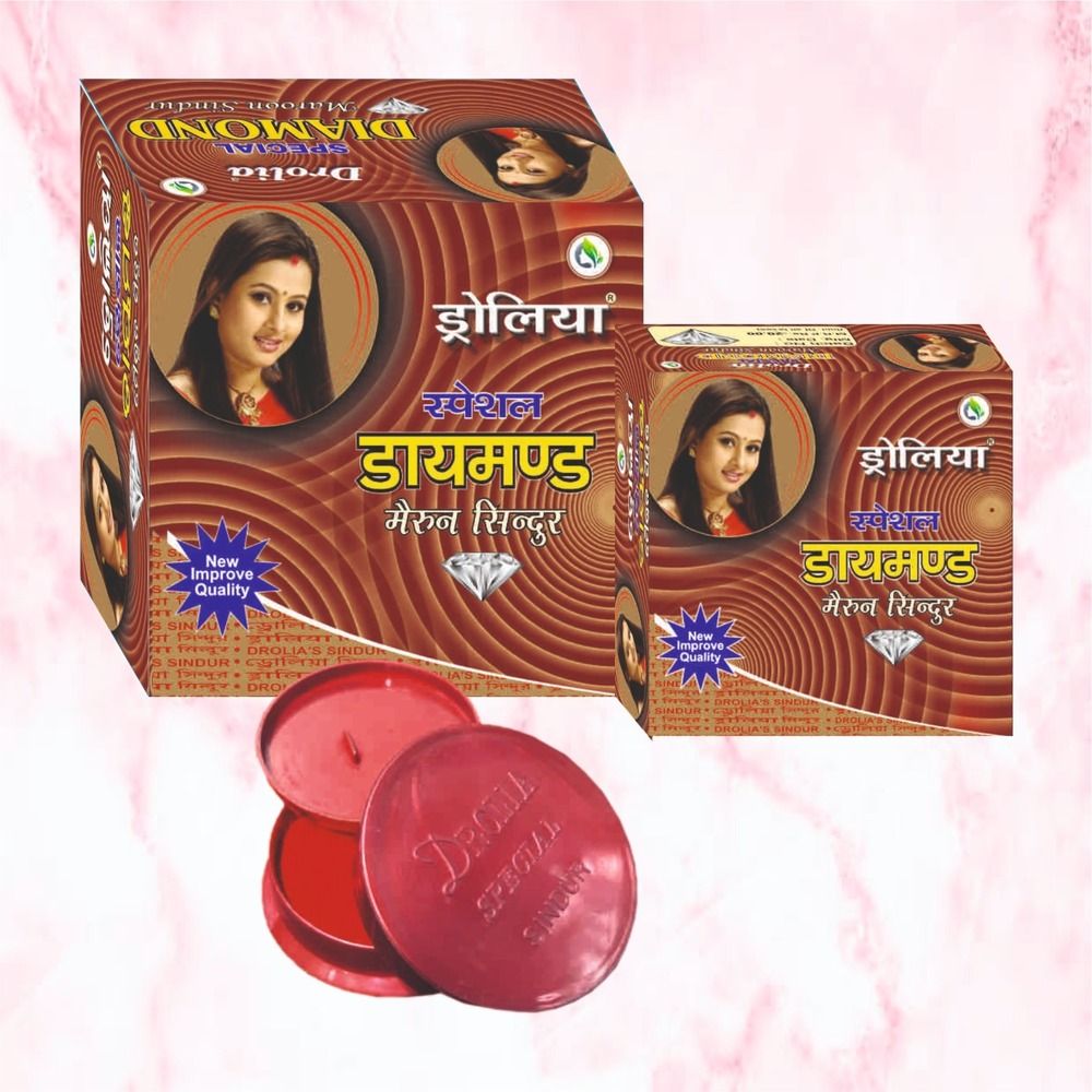 DROLIA DIAMOND MAROON SINDOOR