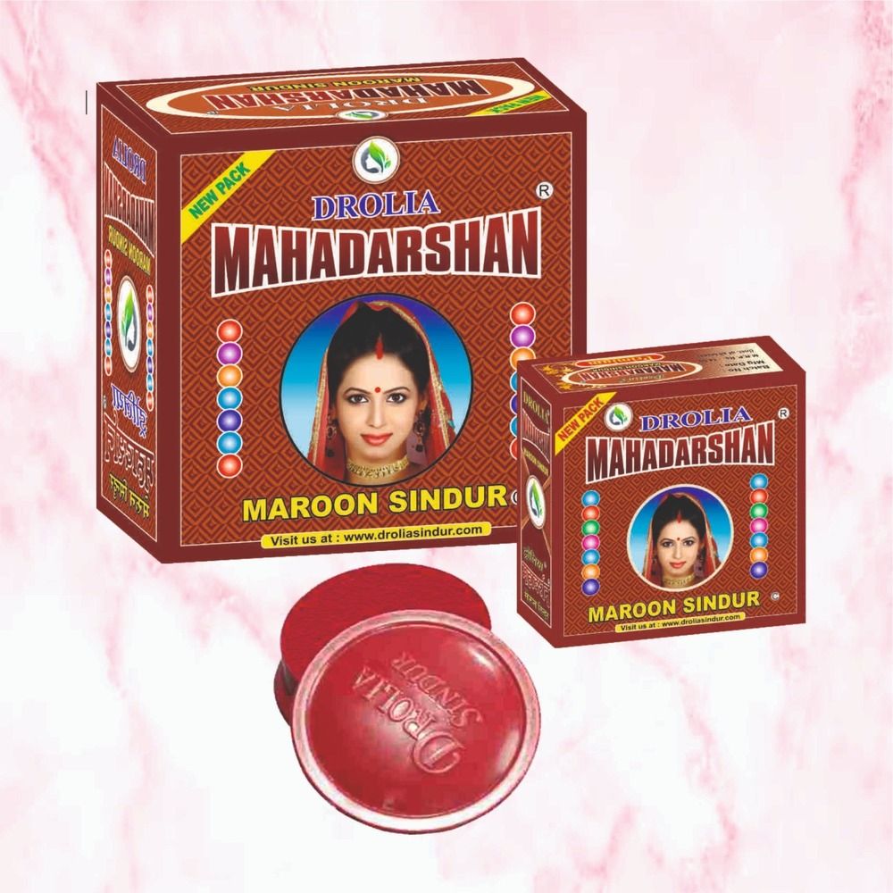 DROLIA MAHADARSHAN MAROON SINDOOR