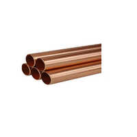 Medical Gas Copper Pipe - Round Copper Alloy, Coated Finish, 1 Year Warranty