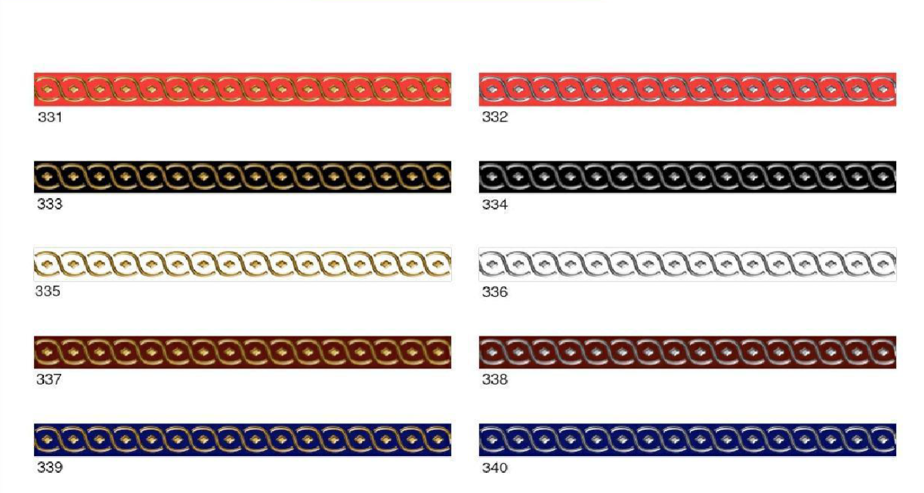Ceramic Border Pencil Tiles