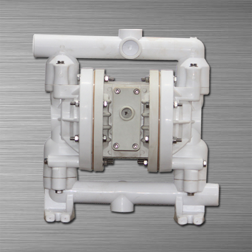 AODD Pump - Plastic Material, Standard Size, White Color | Ideal for Industrial Use with Normal Suction Capability and Versatile Fluid Handling
