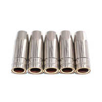 15ak Welding Nozzle - Brass Material, Diameter - 4.5 Mm, Silver Color, New Condition, Length - 4 Inches 