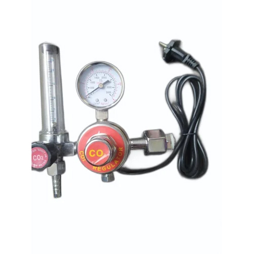 Co2 Regulator With Heater And Flow Meter