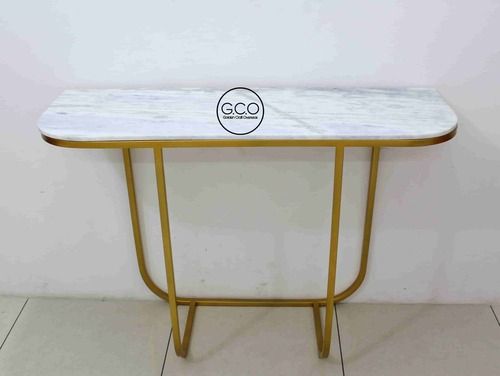 Afforadable Console Table In iron with marble top modern contemporary design