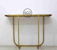 Afforadable Console Table In iron with marble top modern contemporary design