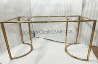 PVD Dinning Table frame in Stainless Steel for high end interior work