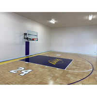 Basketball Court Construction - Color: Brown