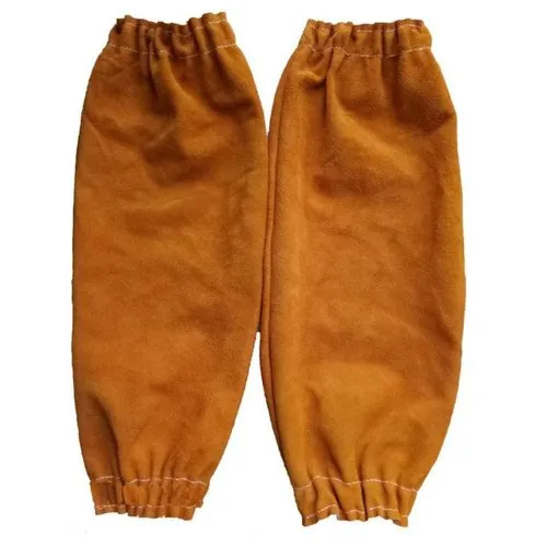 Multicolour Brown Welding Leather Arm Guard