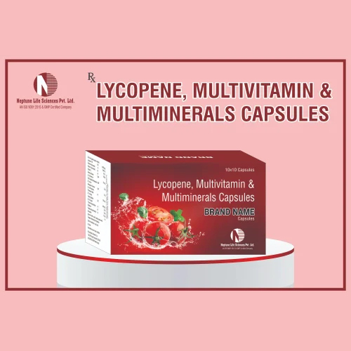 Lycopene Multivitamin and Multimineral Dietary Supplements Capsules