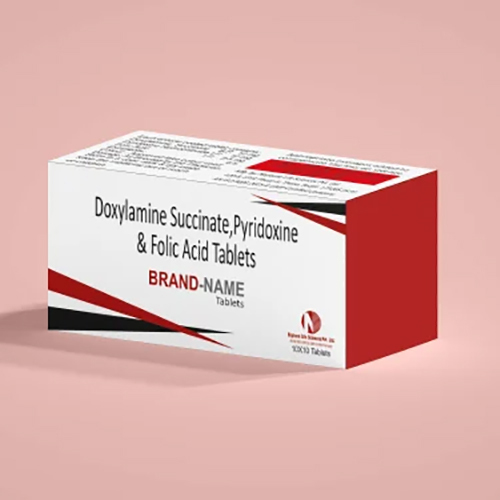 Doxylamine Succinate Pyridoxine and Folic Acid Tablets