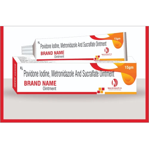 Providone Iodine Metronidazole and Sucralfate Ointment Third party manufacturer in india