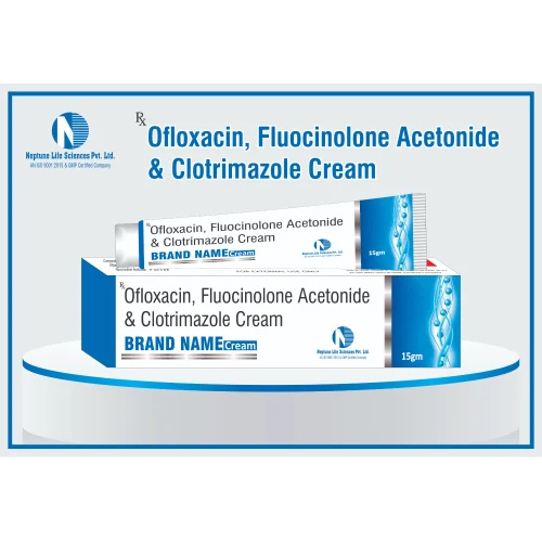Ofloxacin Fluocinolone Acetonide and Clotrimazole Cream pharma third party manufacturer in india
