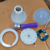 AC/DC Reachargebale Bulb Raw Material