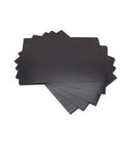 Flexible Magnet Sheet - Industrial Use, Black Color - Available In Sheet/roll Shapes For Versatile Applications