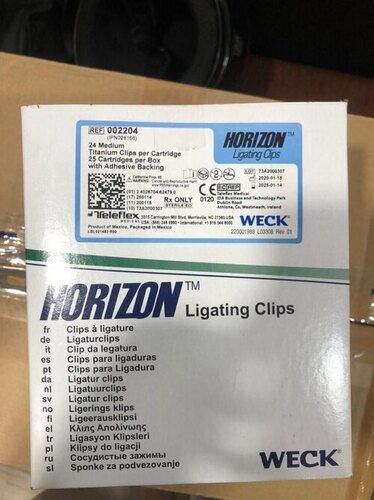 Titanium Horizon Blue Ligating Clips For Surgery Endoscopy