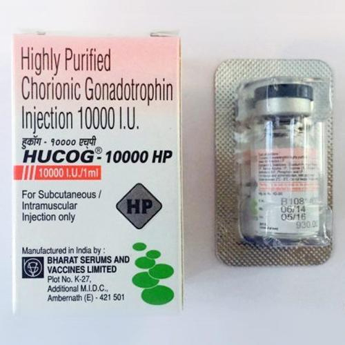 Hucog 10000 Hp Inj Gynaecology Injections Ingredients: Human Chorionic Gonadotropin
