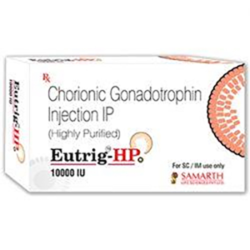 Eutrig 10000 Hp Inj Gynaecology Injections Ingredients: Human Chorionic Gonadotropin