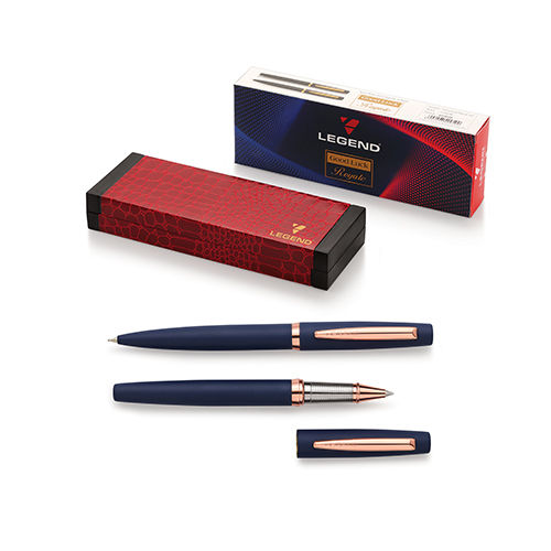 Multicolour Estilo Bp And Rp Gold Edition Roller Pen Set