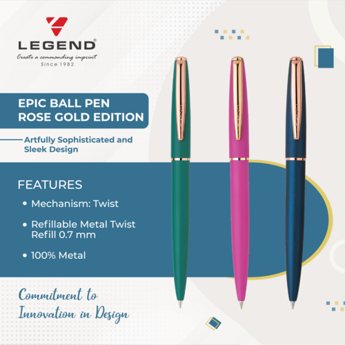Epic Ball Pen Rose Gold Part - Color: Multicolour