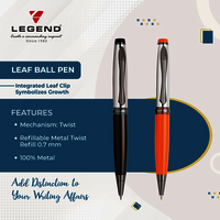 Leaf Ball Pen - Body Material: Metal