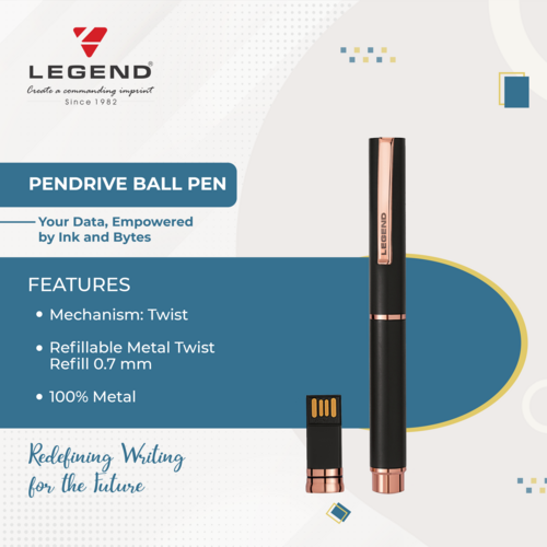 Pendrive Pen - Body Material: Metal
