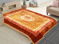 Flower Print Mink Blanket