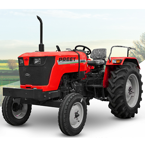 Preet 4549 Super 2WD Red Tractor