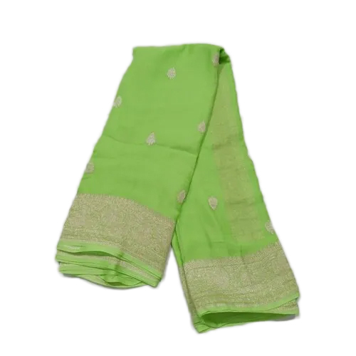 Banarasi Chiffon Dyeable Saree