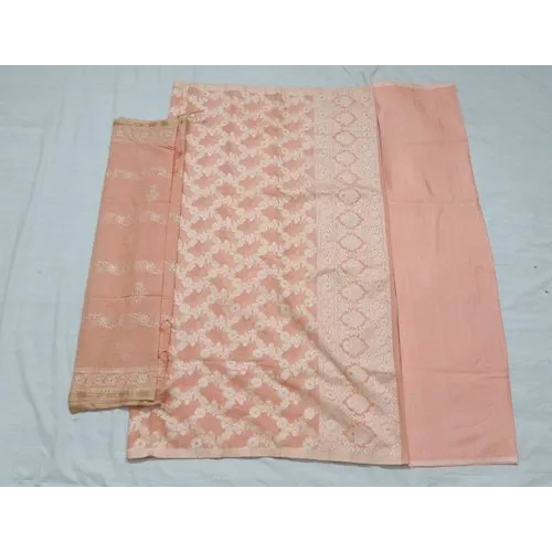 Banarasi Cotton Suit Embroidered Suit