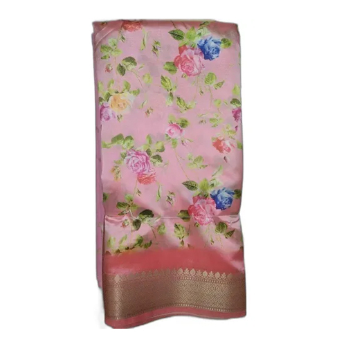 Multicolour Cotton Silk Fabric